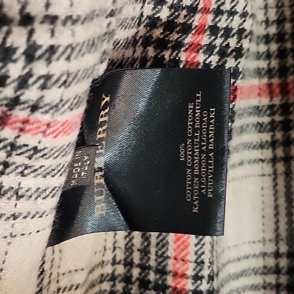 BURBERRY PRORSUM purple paisley bandana print double breasted trench coat Sz 10 - Picture 4 of 16